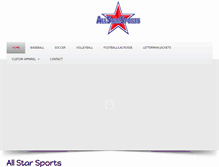 Tablet Screenshot of buyallstarsports.com